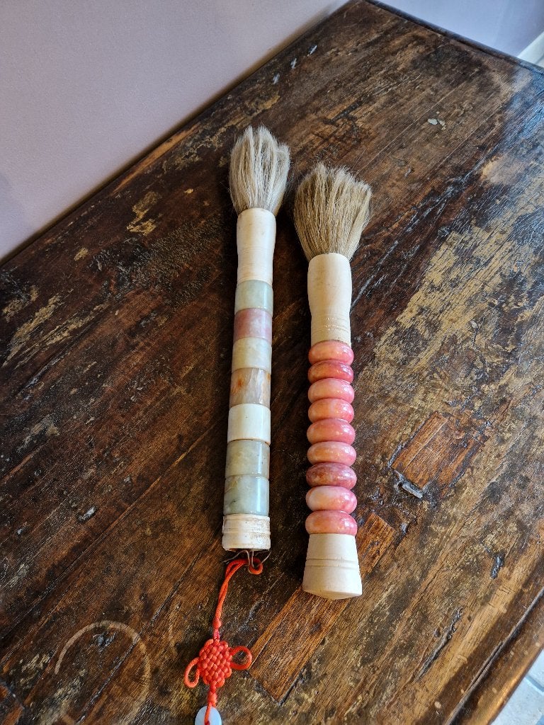 twee traditionele Chinese kalligrafieborstels, Antiek en Kunst, Ophalen of Verzenden