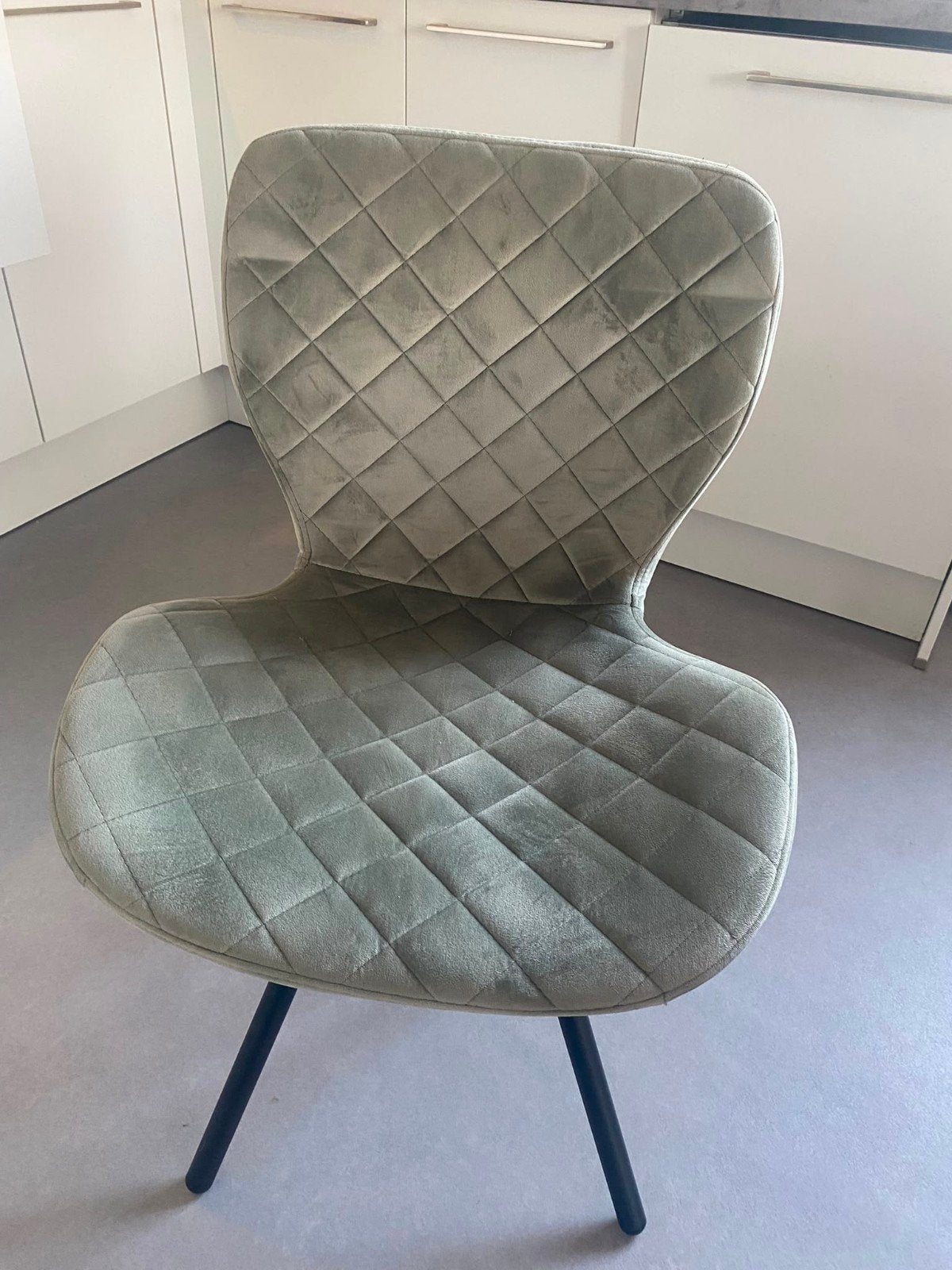 6 eetkamerstoelen- Zo goed als nieuw, Huis en Inrichting, Stoelen, Ophalen, Zwart, Zo goed als nieuw, Stof