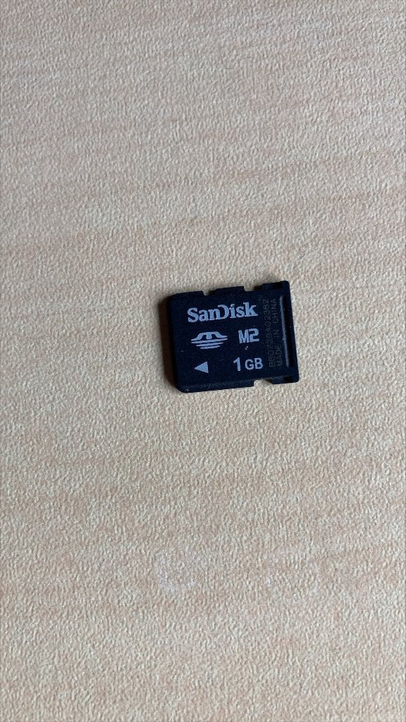 M2 Sandisk 1gb, Audio, Tv en Foto, Gebruikt, Overige typen, Fotocamera, SanDisk