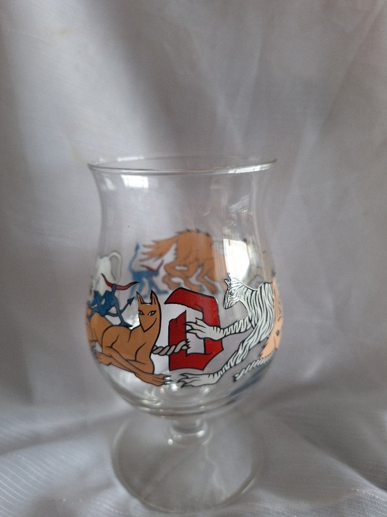 DUVEL Ivan Smit glas, Ophalen of Verzenden, Zo goed als nieuw, Glas of Glazen, Duvel