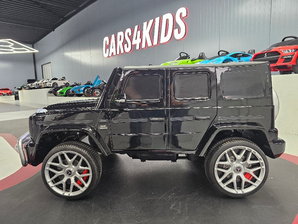Kinderauto Mercedes G63 - 24 volt - leren zit - 2 persoons, Ophalen of Verzenden, Nieuw, Afstandsbediening