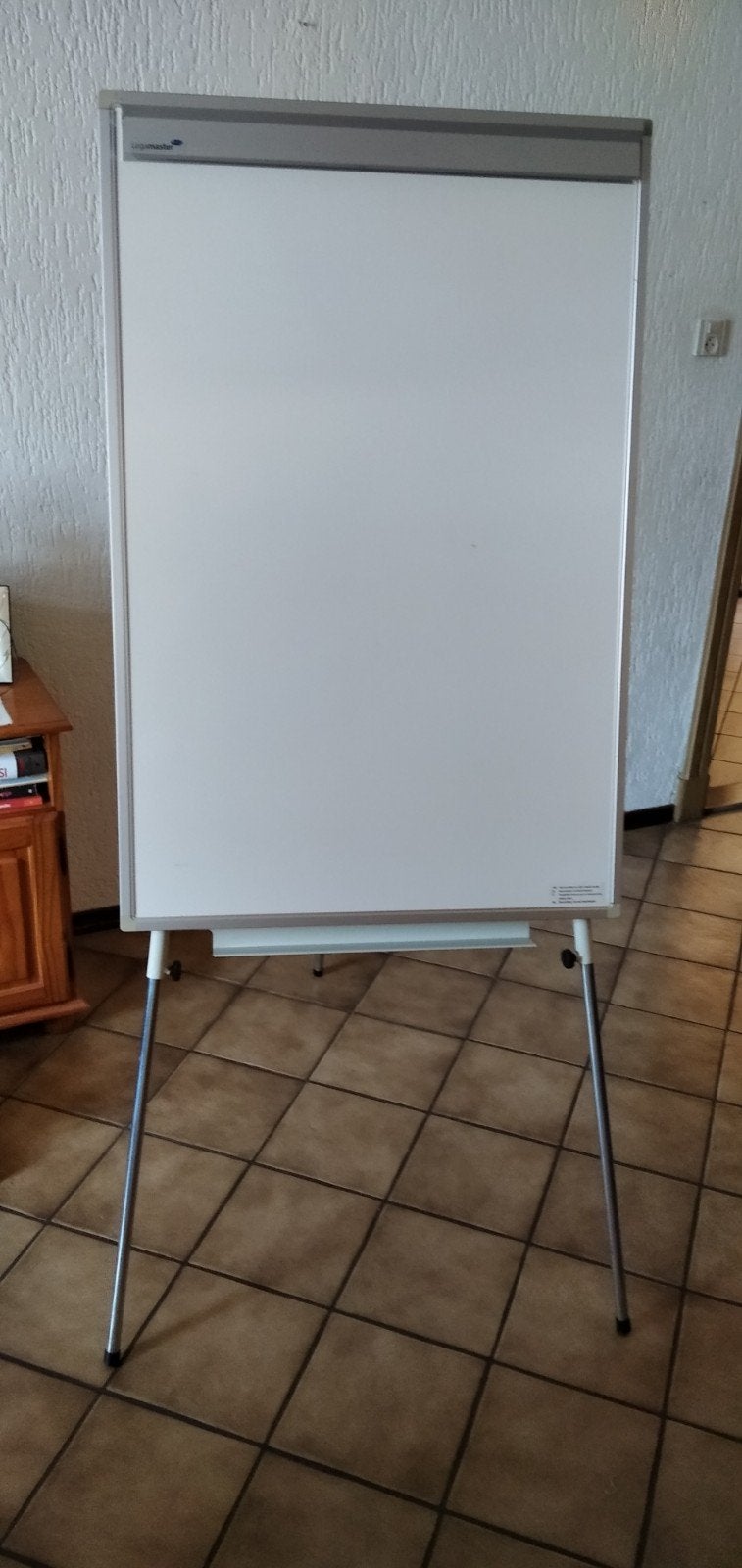 Whiteboard en flip-over, staand, magnetisch, Ophalen, Gebruikt