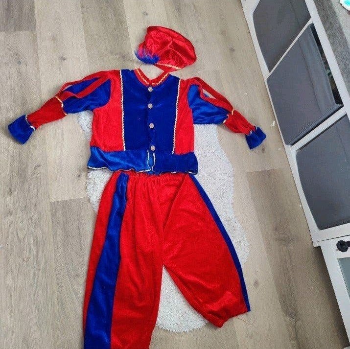 Sinterklaas/Piet kostuum voor kinderen 6-8 jaar, Ophalen of Verzenden