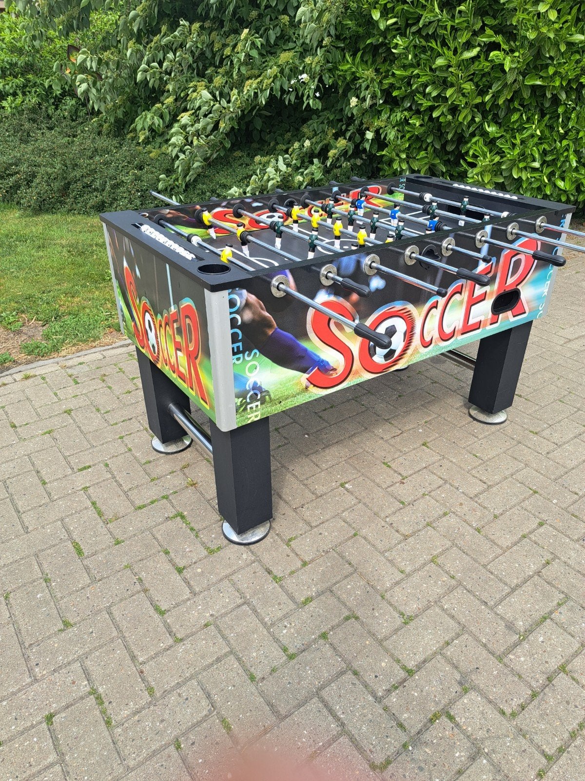 Voetbaltafel, Ophalen, Nieuw