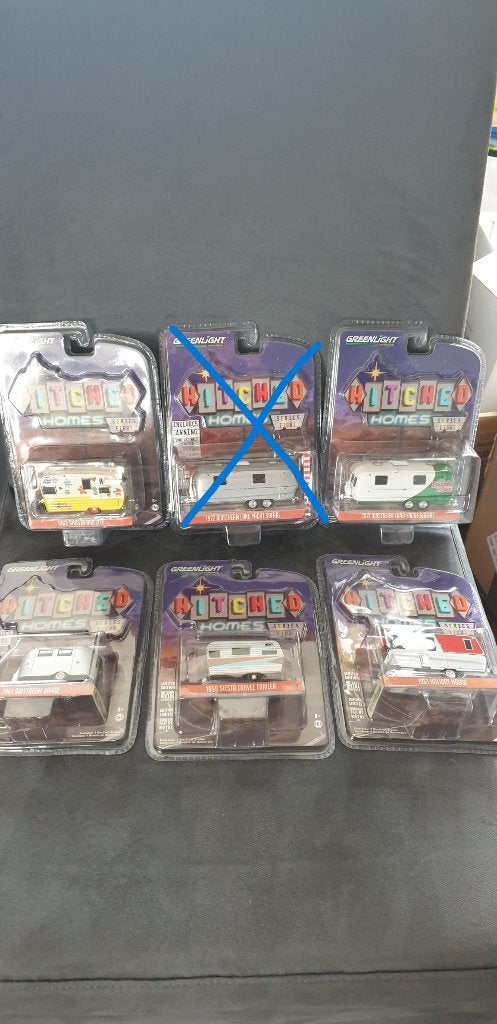 Caravans Hitched Homes Series 8 Greenlight 1:64, Christian@diecastcompany.nl, Nieuw, Ophalen of Verzenden, Voltastraat 51