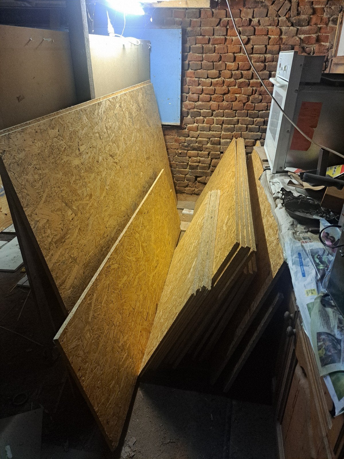 Osb platen, Ophalen, Gebruikt, Hout, Minder dan 20 mm