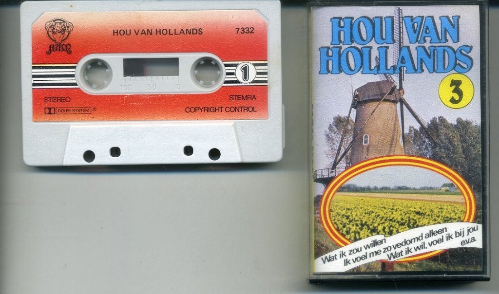 Hou van Hollands 3 12 nrs cassette ZGAN, 1 bandje, Ophalen of Verzenden, Zo goed als nieuw, Origineel