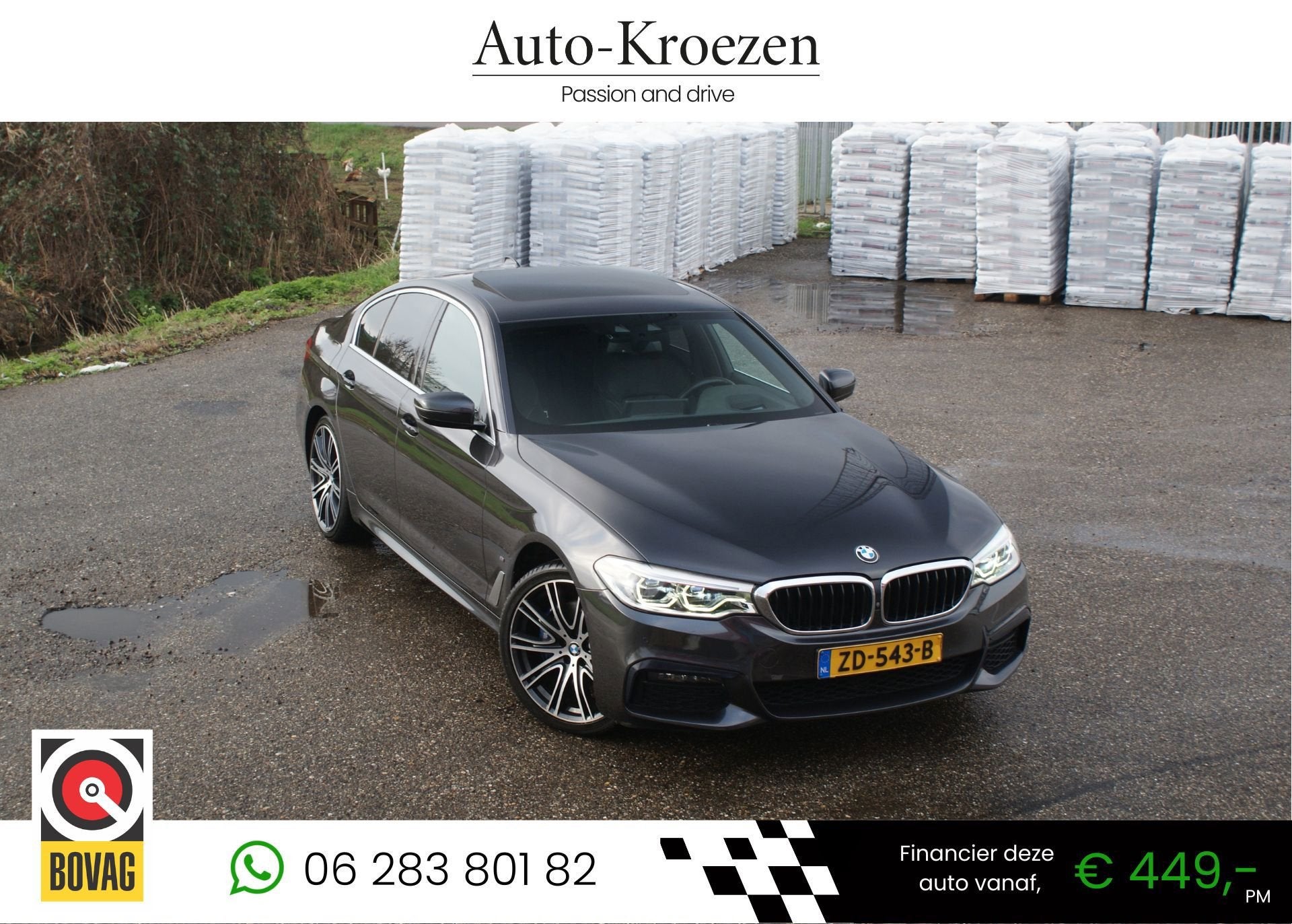 BMW 5-serie 530e iPerformance High Executive Edition | M Pak, Automaat, Achterwielaandrijving, Gebruikt, 4 cilinders