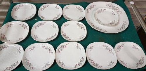 taartset walbrzych set met bloemen, Ophalen of Verzenden, 'T Olde Gre-j, Info@toldegrej.nl, Endepoelstraat 20f Didam