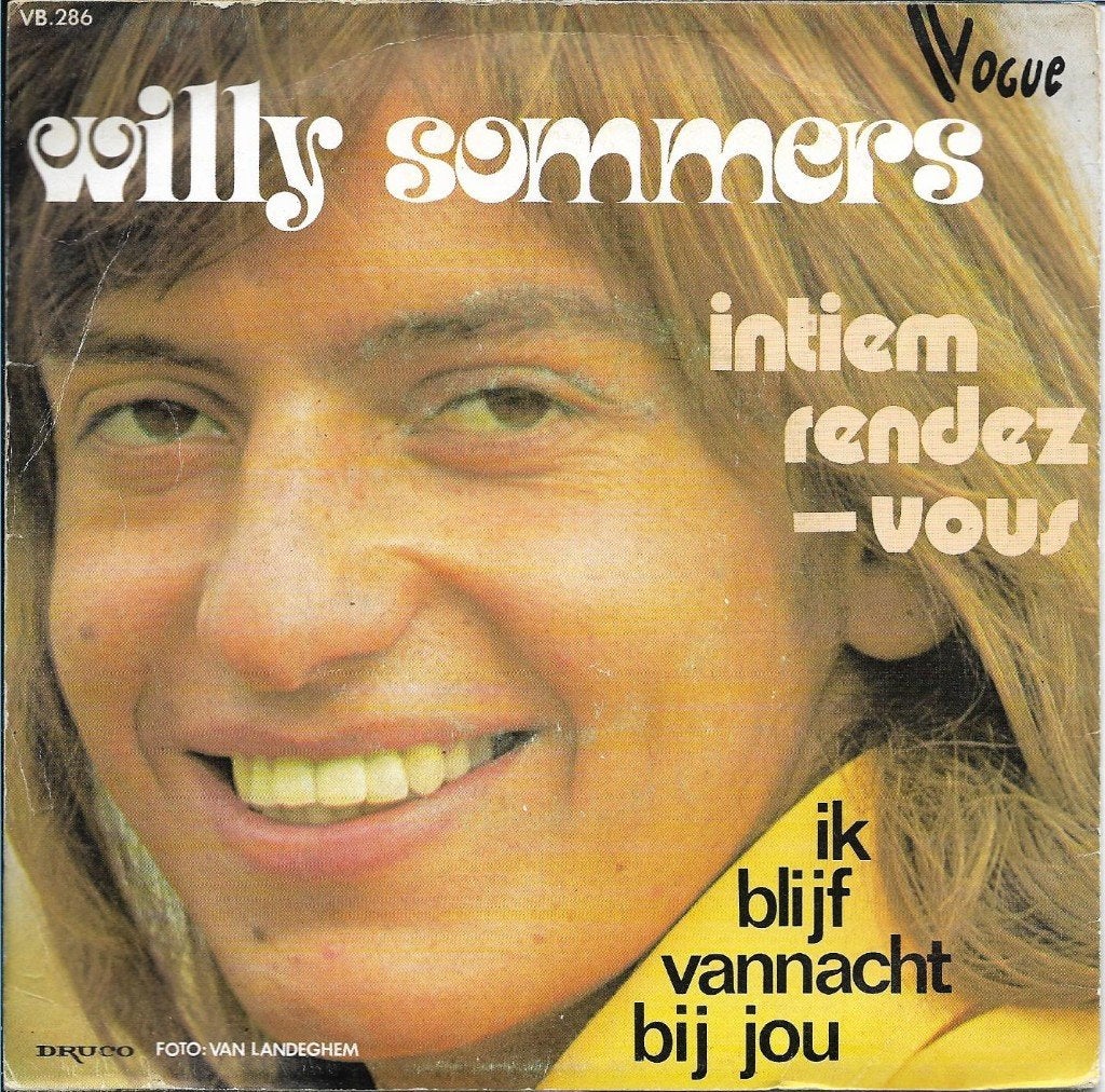 Willy Sommers - Intiem rendez-vous, Ophalen of Verzenden, Gebruikt, 7 inch, Nederlandstalig
