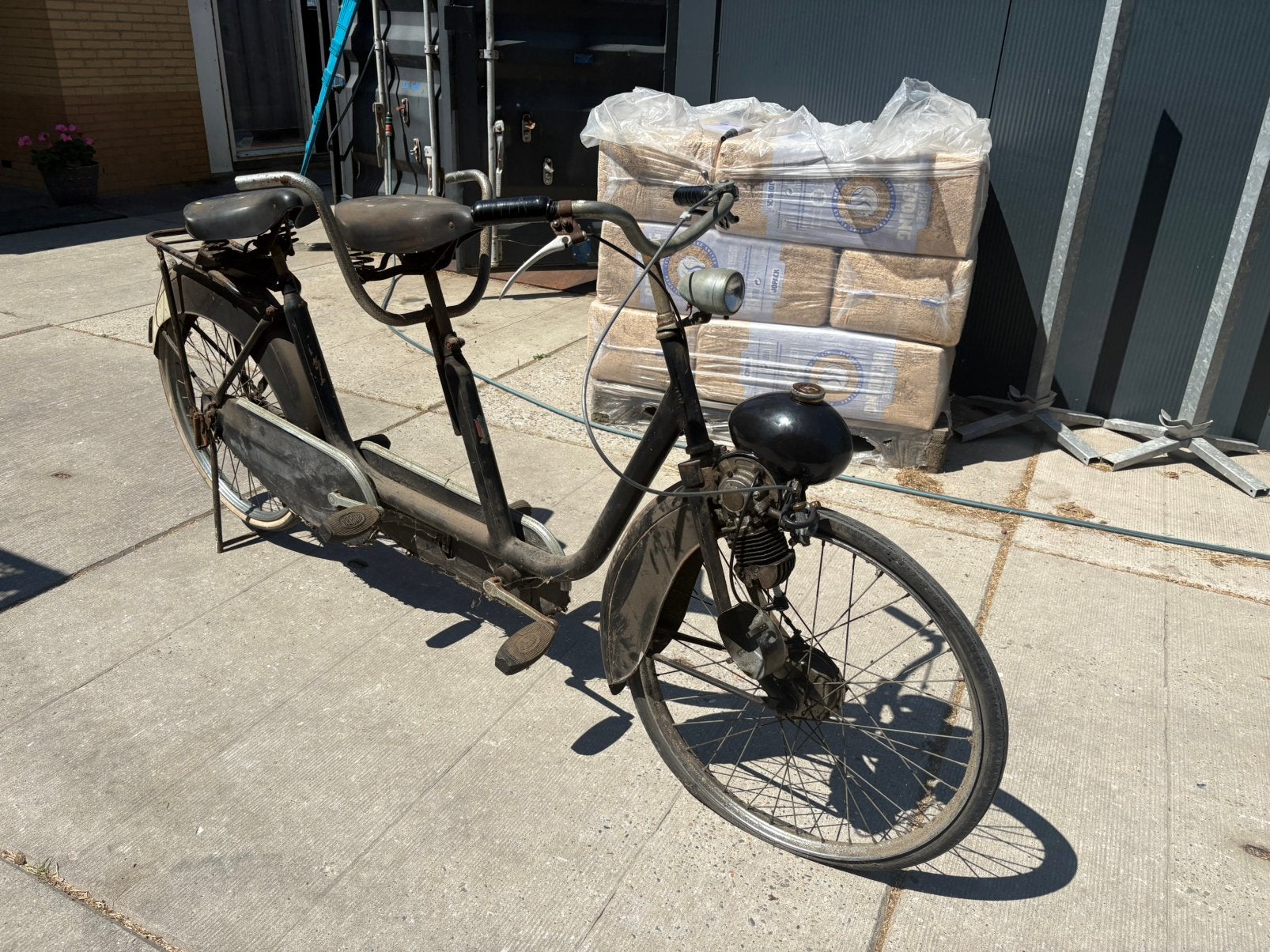 Eysink renata model a tandem met berini eitje, Fietsen en Brommers, Ophalen, Maximaal 45 km/u, Overige merken