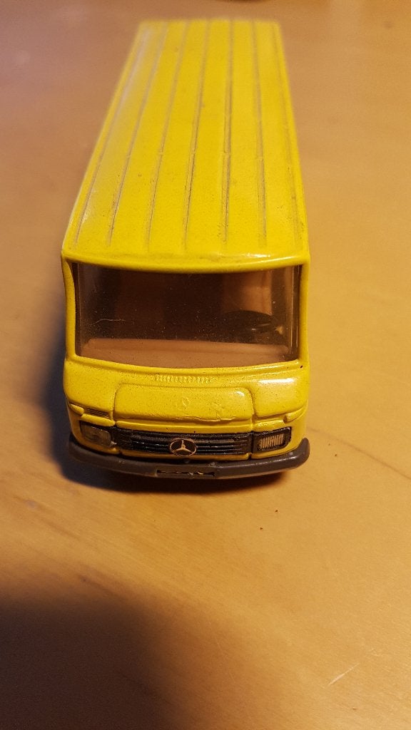 Cursor Mercedes Benz geel, Verzenden, Auto, Corgi