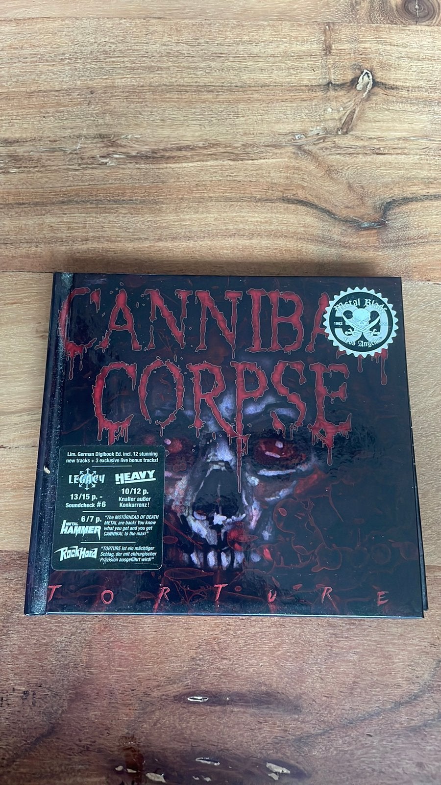 Cannibal Corpse - Torture (2012 German Digibook), Ophalen of Verzenden, Zo goed als nieuw