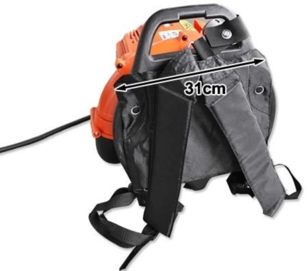 Bladblazer 41,5cc, rug gedragen. Gegevens: blaaskracht: 12m³, Ophalen of Verzenden, Nieuw, Benzine, Ruggedragen