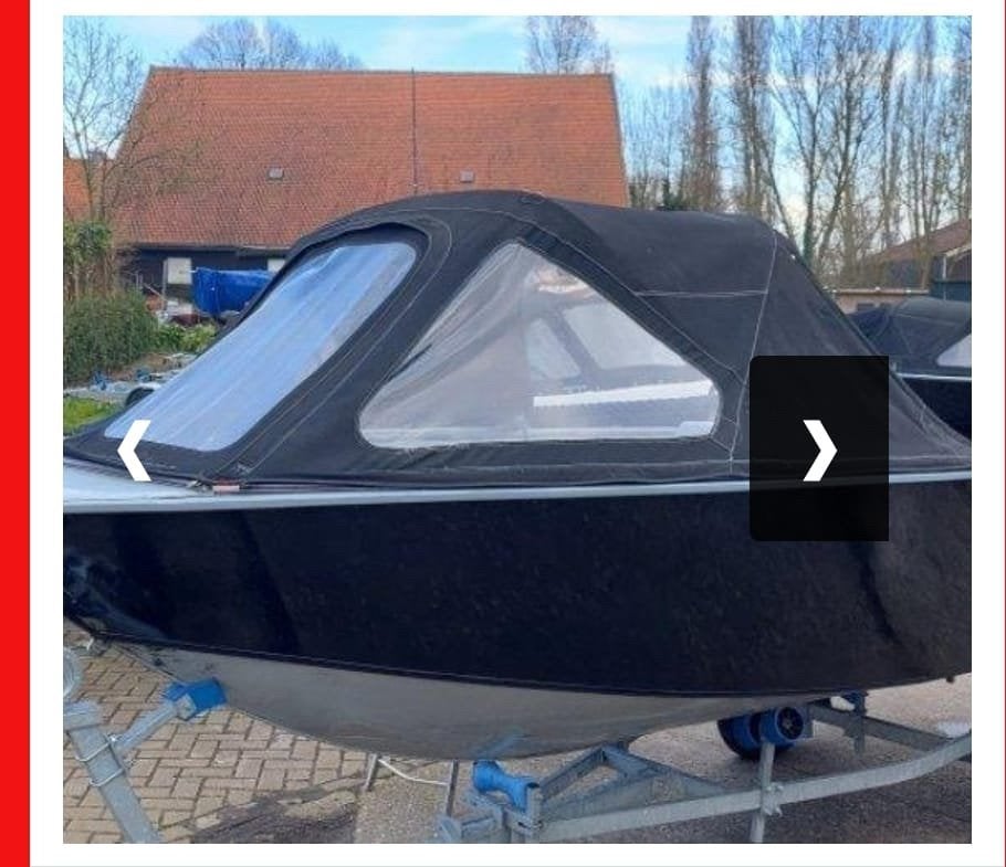 Huif voor Marcraft 440 boot , 2m breed - KZ-Zeilmakers, Watersport en Boten, Ophalen, Gebruikt, Overige typen