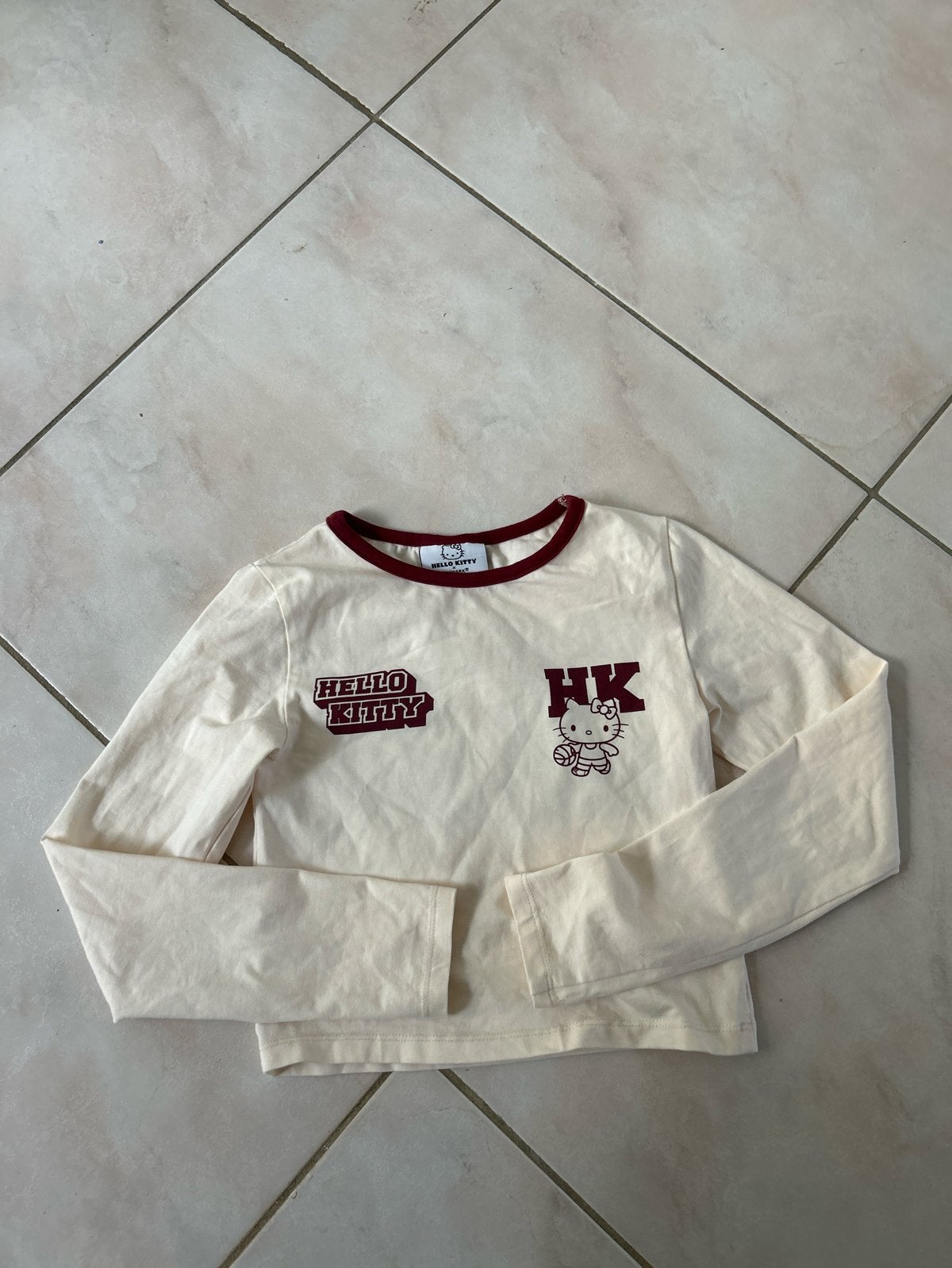 Hello Kitty Primark Longsleeve Maat 140, Kinderen en Baby's, Ophalen, Gebruikt, Meisje, Shirt of Longsleeve