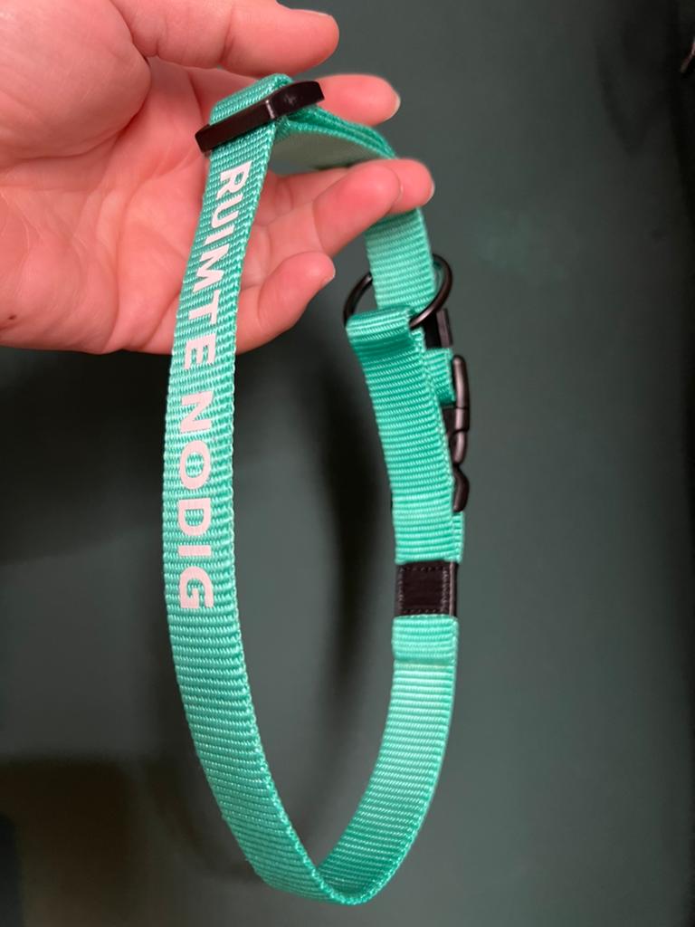 Halsband hond “ruimte nodig”, Verzenden