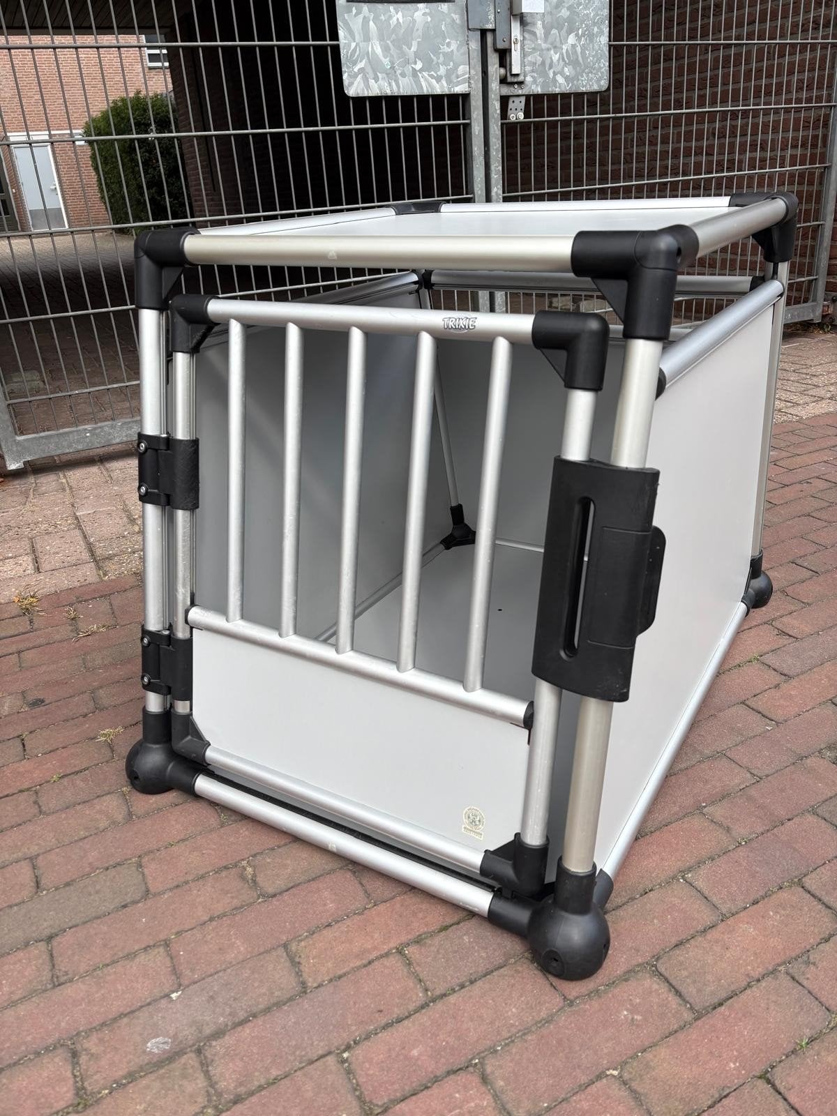 Trixie M-L Grijs Hondenbench, Auto, Vervoersbox, Ophalen, Gebruikt