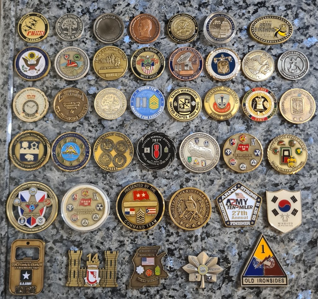 Challenge coin, Verzamelen, Militaria | Algemeen, Ophalen of Verzenden, Landmacht, Amerika, Embleem of Badge