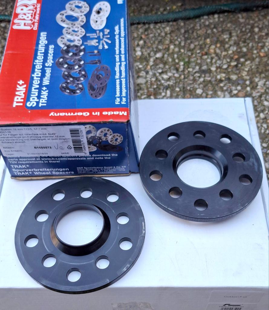 H&R spoorverbreders 5x100 5x112 8mm 57.1 VW GTI spacers, Ophalen of Verzenden