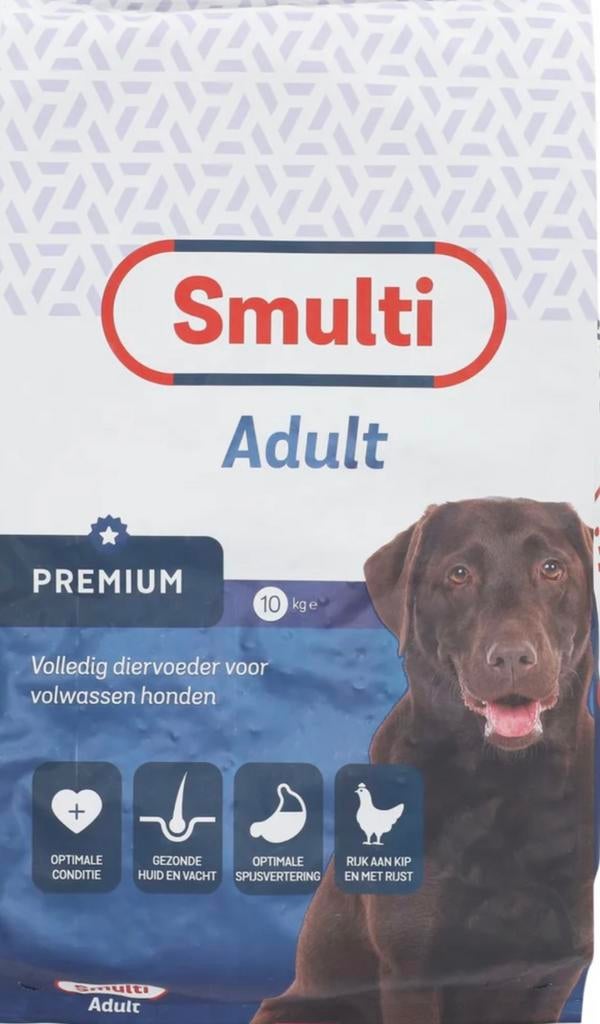 Smulti premium 10 kilo nieuw, Ophalen, Hond
