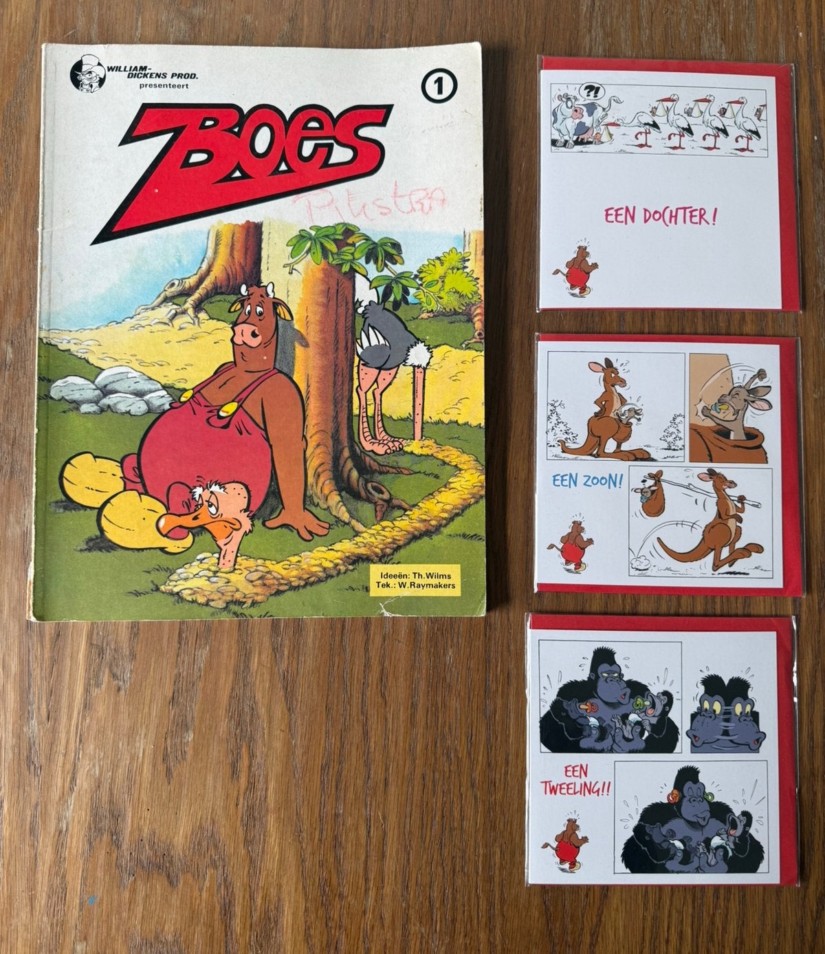 Boes Boes pakket 1981, Eén stripboek, Ophalen of Verzenden, Gelezen