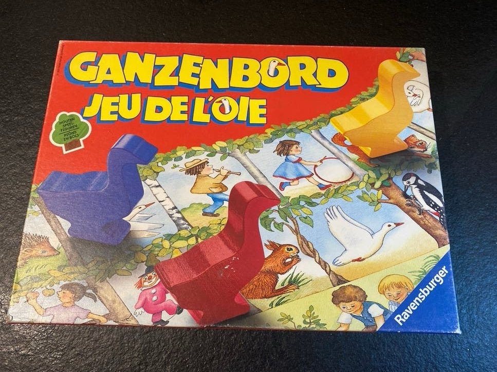 Vintage Ganzenbord Ravensburger - Klassiek Bordspel, Hobby en Vrije tijd, Gezelschapsspellen | Bordspellen, Gebruikt, Netherlands Support Email: Ravensburger Netherlands Service