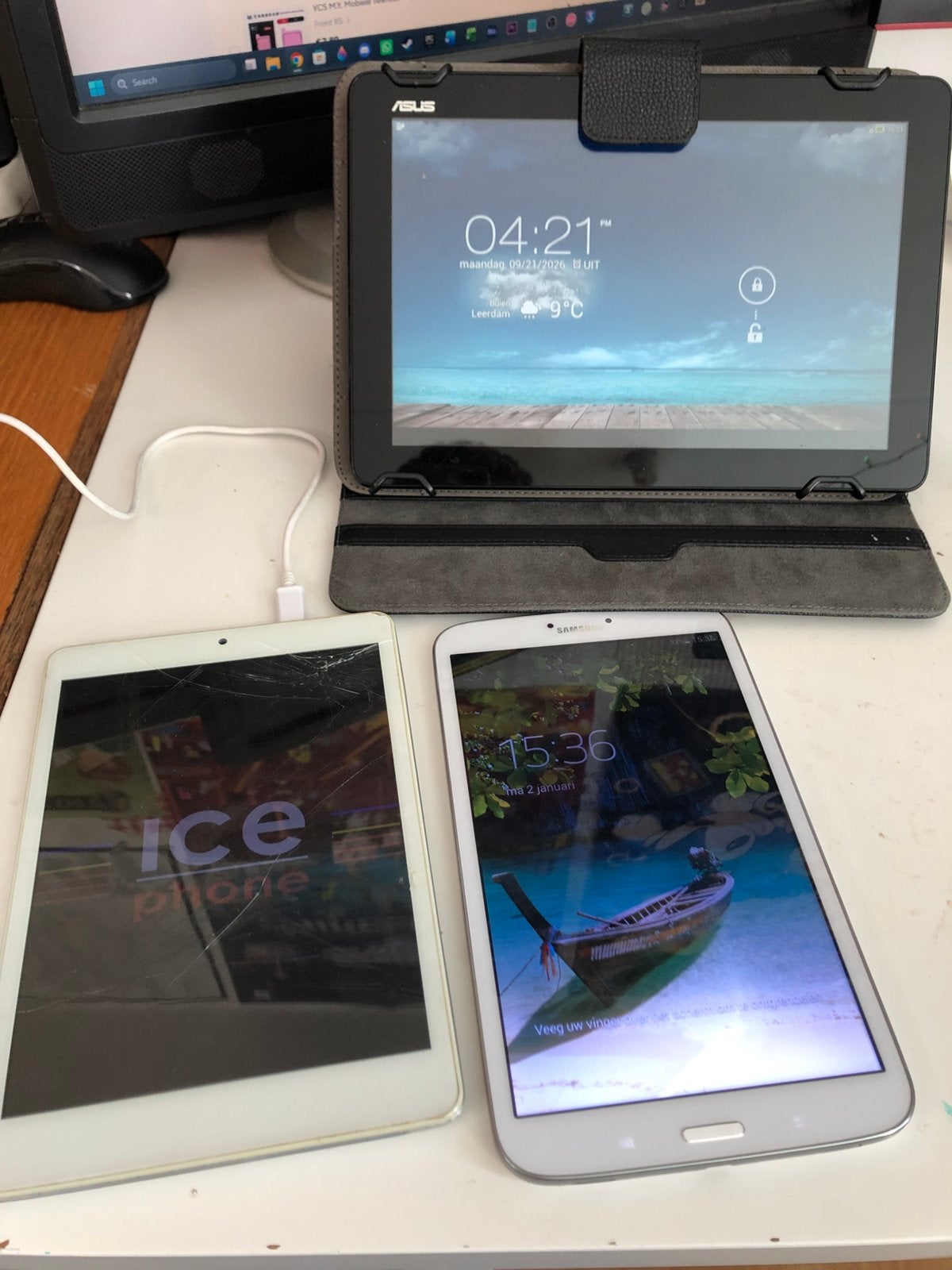Partij tablets, Computers en Software, Ophalen of Verzenden, Niet werkend, 10 inch, 16 GB