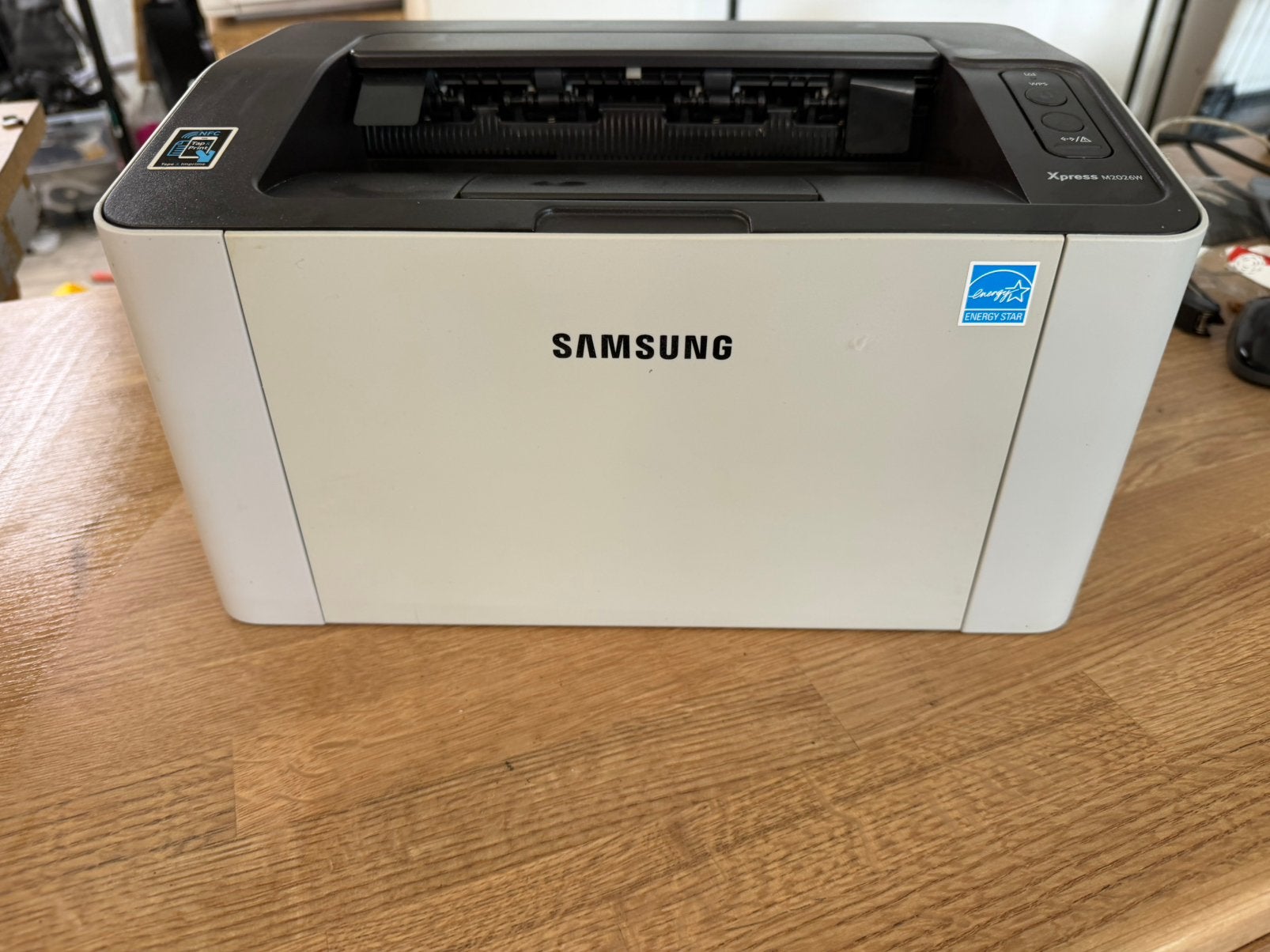 Samsung Xpress M2026W Laserprinter – WiFi / NFC – Met kabels, Ophalen of Verzenden, Zo goed als nieuw, H, H