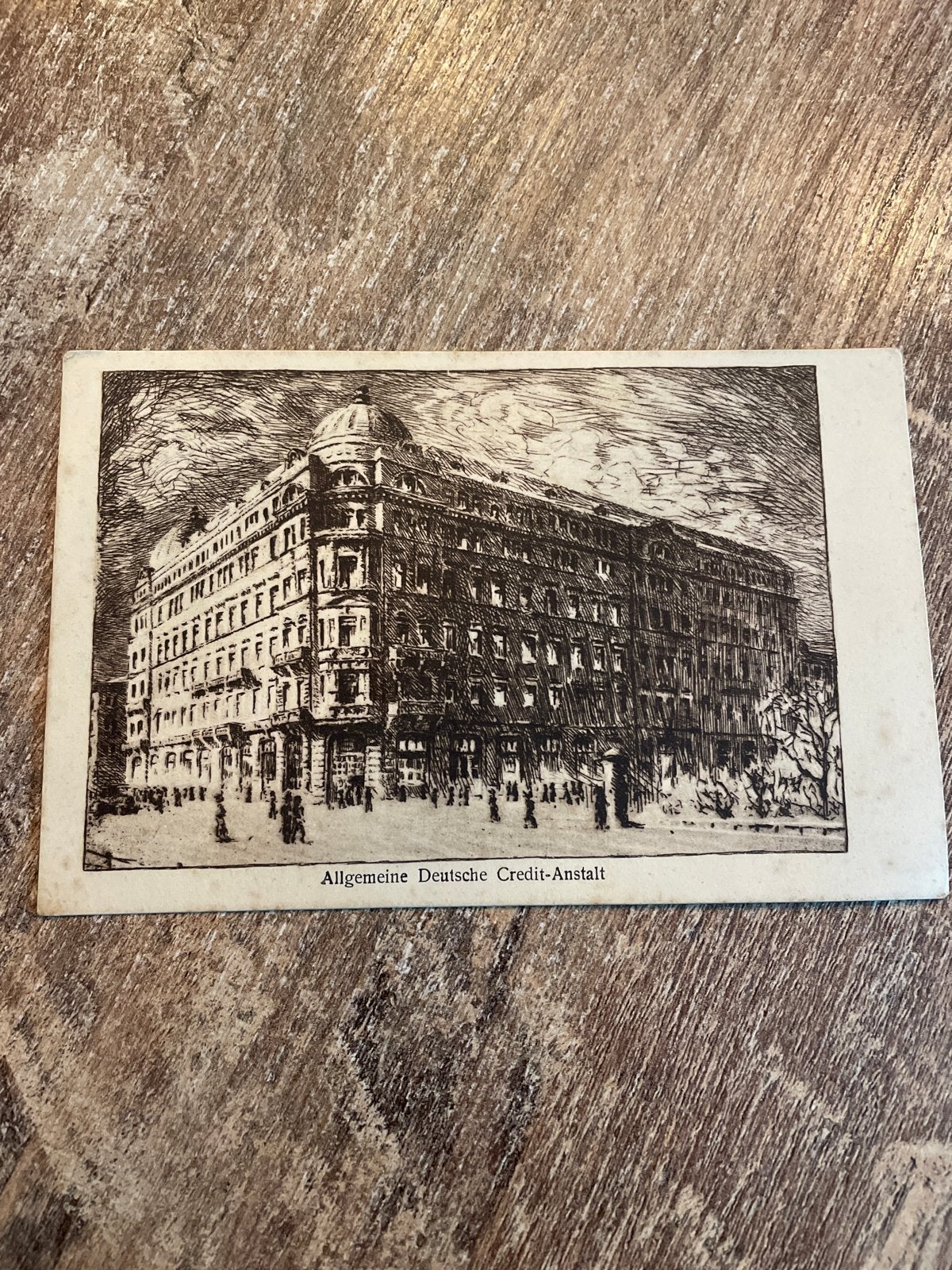 Oude Ansichtkaart: Allgemeine Deutsche Credit-Anstalt, Ophalen of Verzenden, Voor 1920, Ongelopen, Duitsland
