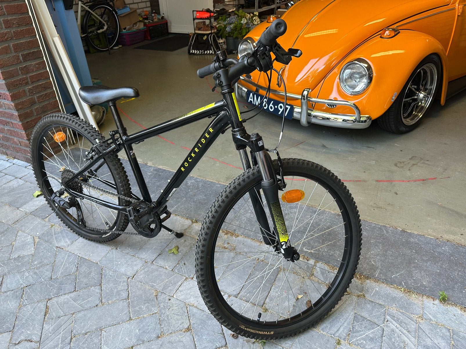 Rockrider 500 24 inch mountainbike zgan 9/12 kinderfiets, Ophalen of Verzenden, Zo goed als nieuw, Aluminium, 24 inch of meer