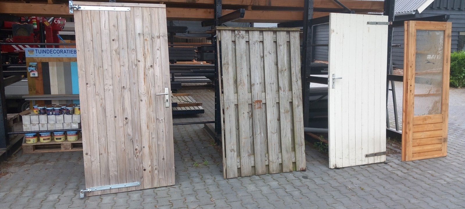 4 poortdeuren, Tuin en Terras, Ophalen