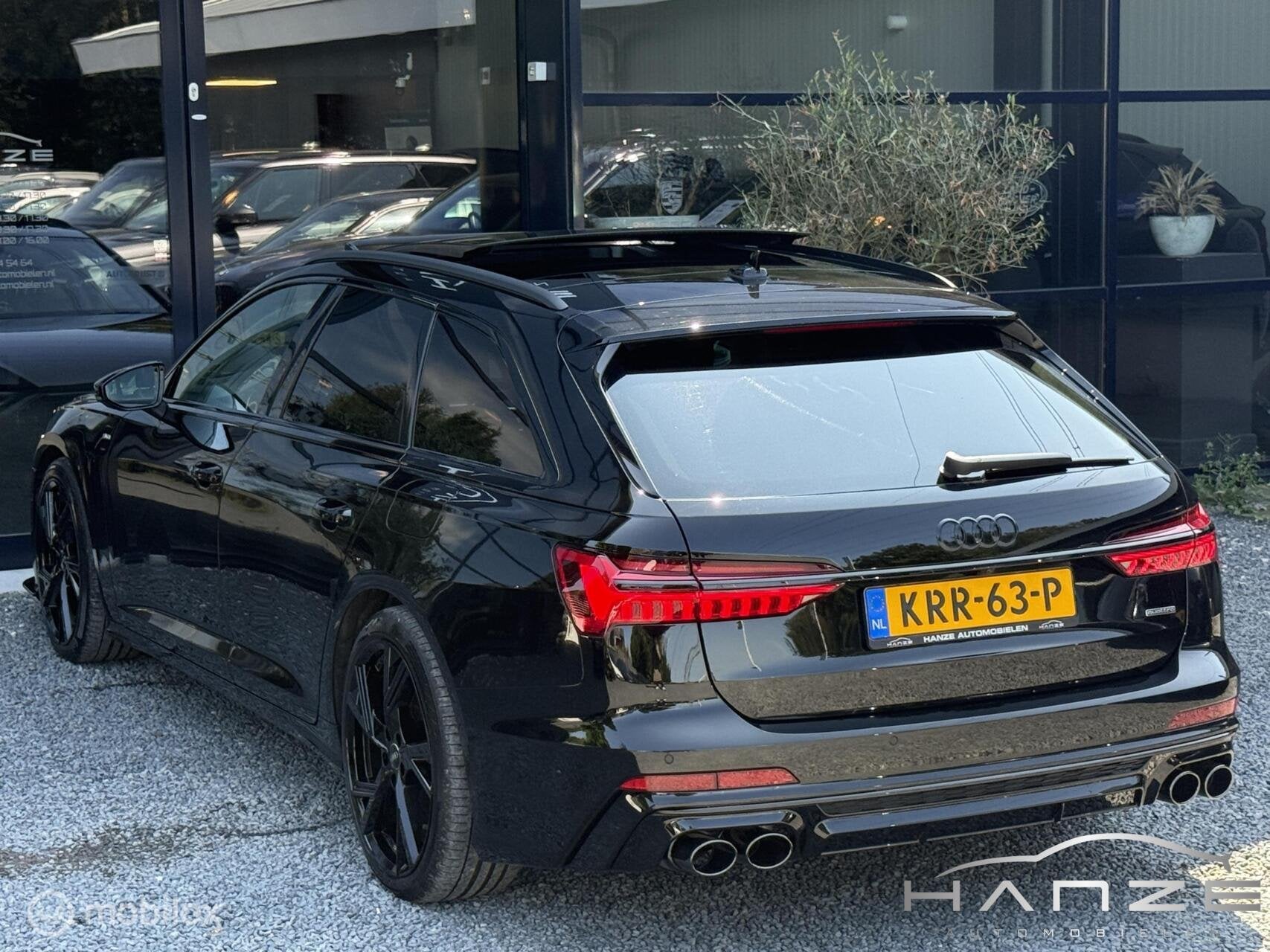Audi A6 Avant 55 TFSI e quattro Competition S6 Uitv|Pano|360, Automaat, Gebruikt, 4 cilinders, Zwart