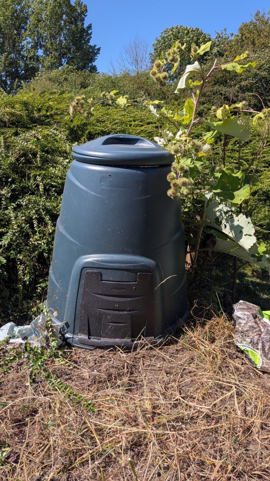 Compostbak 220 liter - minder dan een jaar oud, Ophalen, Zo goed als nieuw