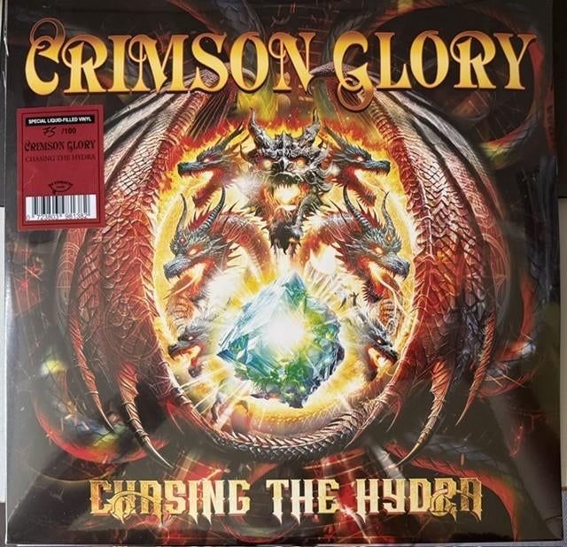 Crimson Glory - Chasing The Hydra liquid filled lp, nieuw/ge, Cd's en Dvd's, Vinyl | Hardrock en Metal, Nieuw in verpakking, Limited edition