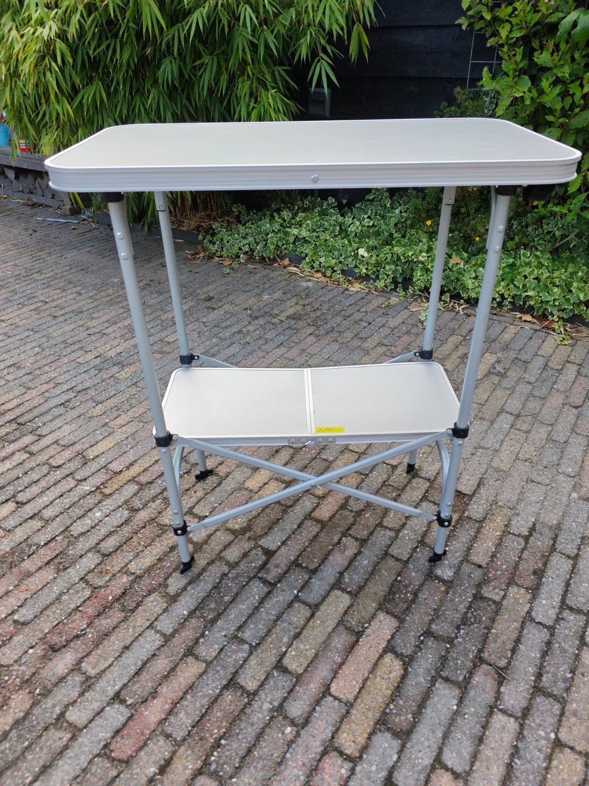 Handige opvouwbare kooktafel  ZGANvoor camping of tuin, Ophalen, Zo goed als nieuw