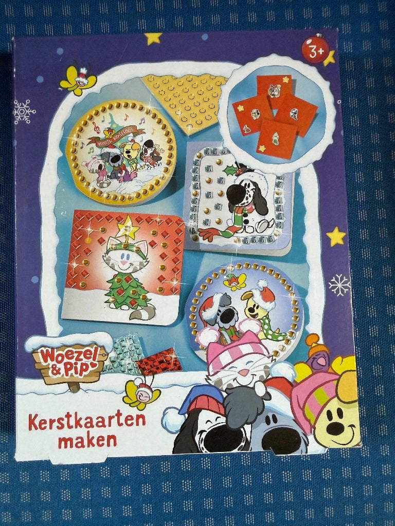 Kaarten maken Woezel en Pip diamond painting, Hobby en Vrije tijd, Kaarten | Zelf maken, Ophalen of Verzenden, Nieuw, Overige thema's