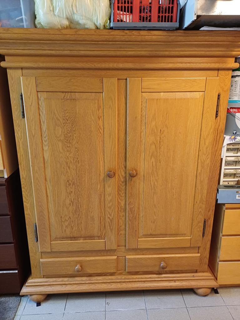 Broodkast massief, Ophalen, Zo goed als nieuw, Minder dan 150 cm, Minder dan 100 cm