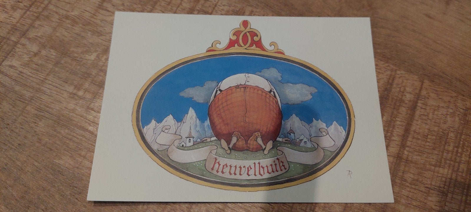 Efteling ansichtkaart Heuvelblub Anton Pieck, Ophalen of Verzenden