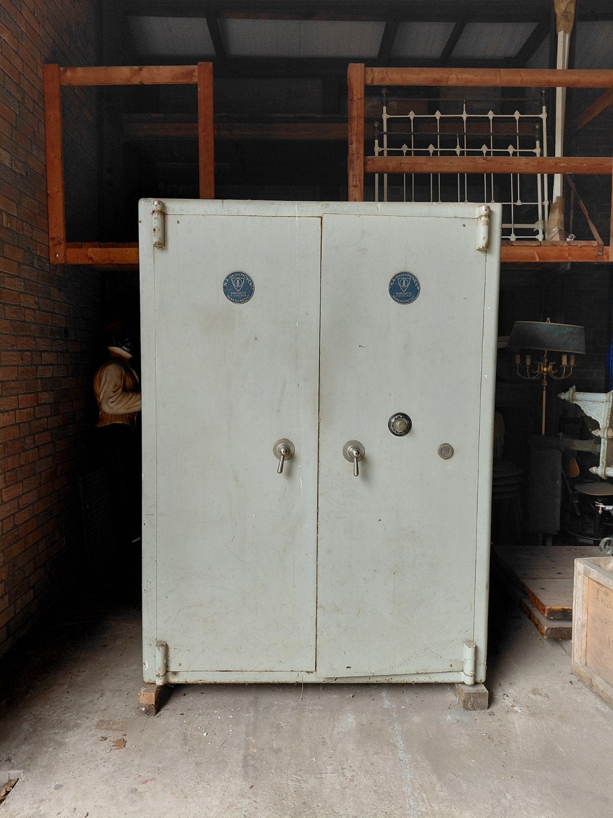 Kluis of brandkast van N.A. van den Hoven, Huis en Inrichting, Brandblussers en Brandkasten, Ophalen of Verzenden, Gebruikt