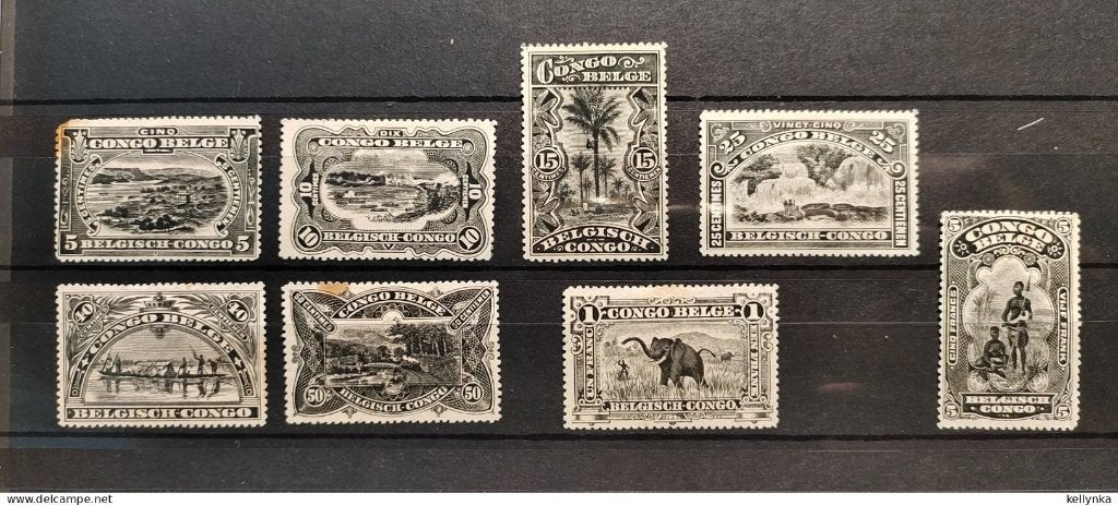 postzegels Belgisch Congo Black Edition Excl., Ophalen of Verzenden, Overige landen, Postfris