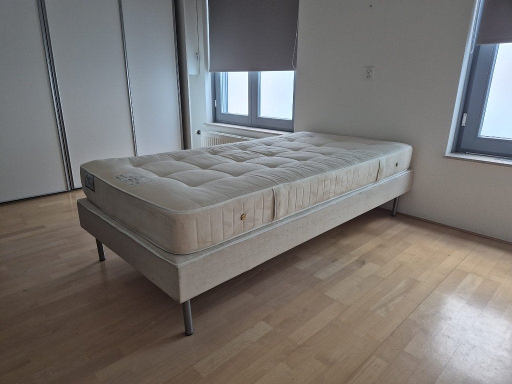 Box spring 1 pers 1m x 2m, 100 cm, Eenpersoons, Ophalen of Verzenden, 200 cm