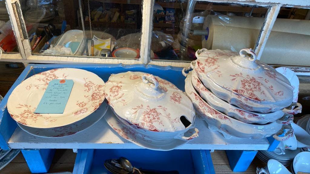 Brocante servies, Ophalen of Verzenden