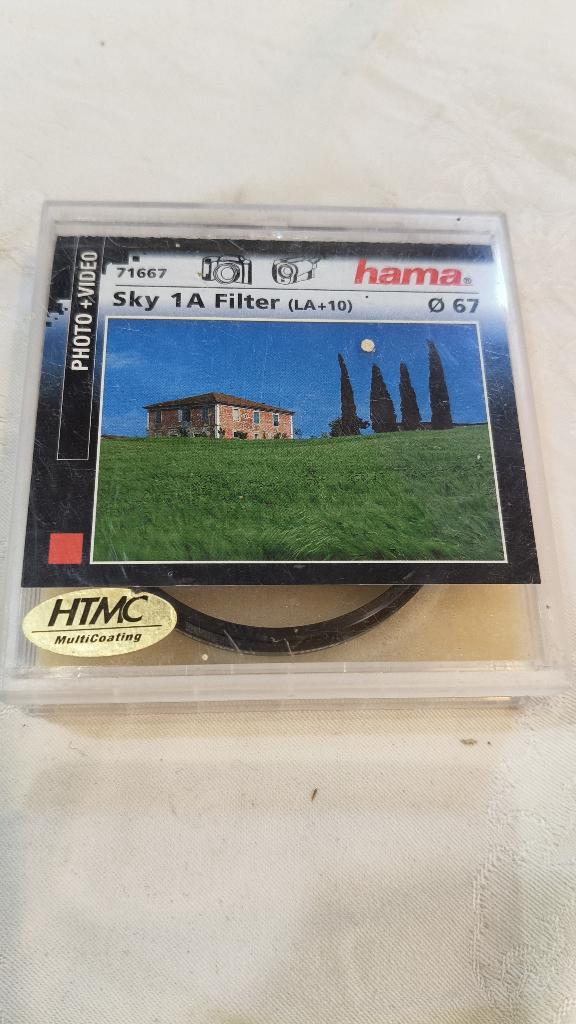 Hama Sky 1A Filter 67mm – skylight UV-filter, 60 tot 70 mm, UV-filter, Ophalen of Verzenden, Zo goed als nieuw