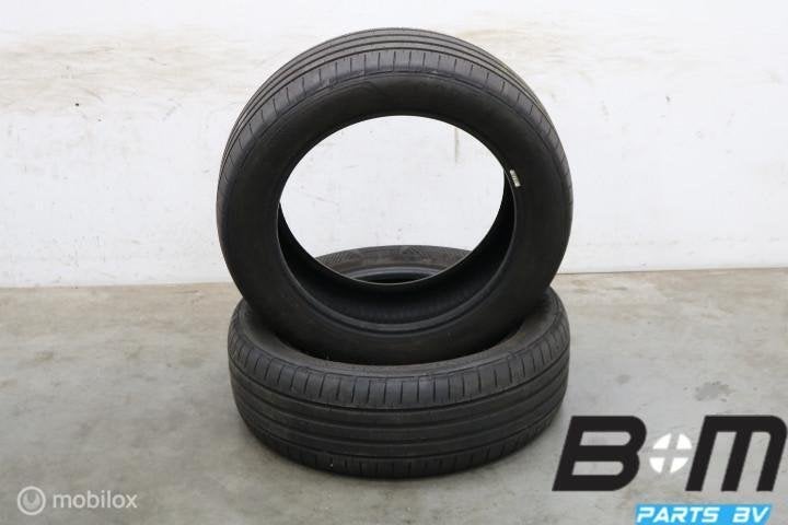 2 x 2155518 95T Goodyear EfficientGrip 5.5mm 215 55 18, Auto-onderdelen, 18 inch, Band(en), Zomerbanden, Gebruikt