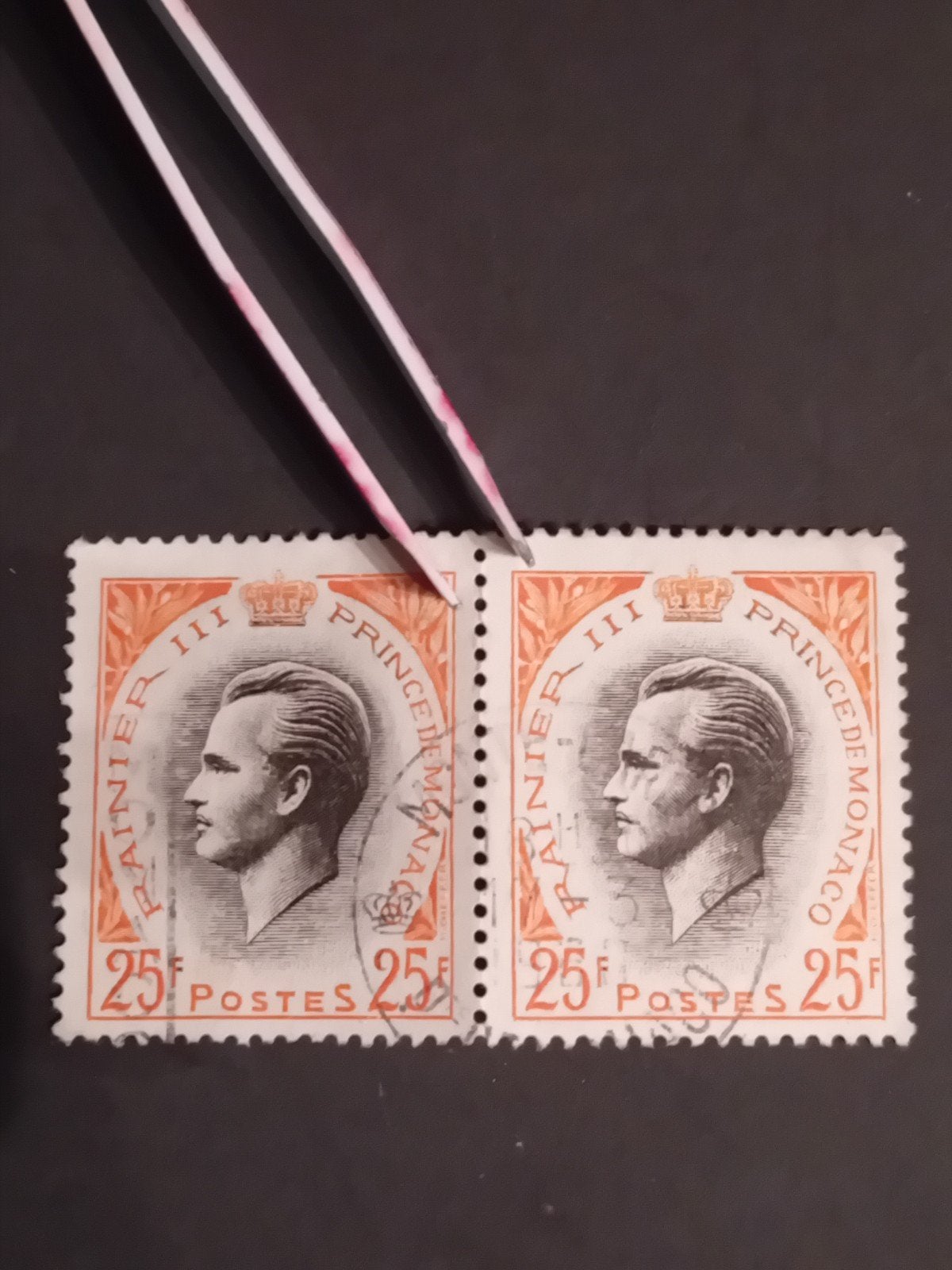 Monaco postzegels Rainier III 25F - Gestempeld, Postzegels en Munten, Ophalen of Verzenden, Monaco