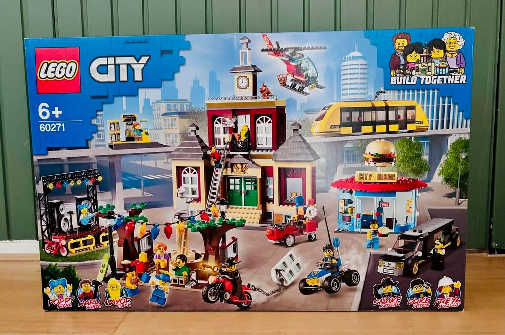Lego city 60271 - Marktplein - Nieuw in ongeopende doos, City, Lego, Nieuw, Ophalen of Verzenden