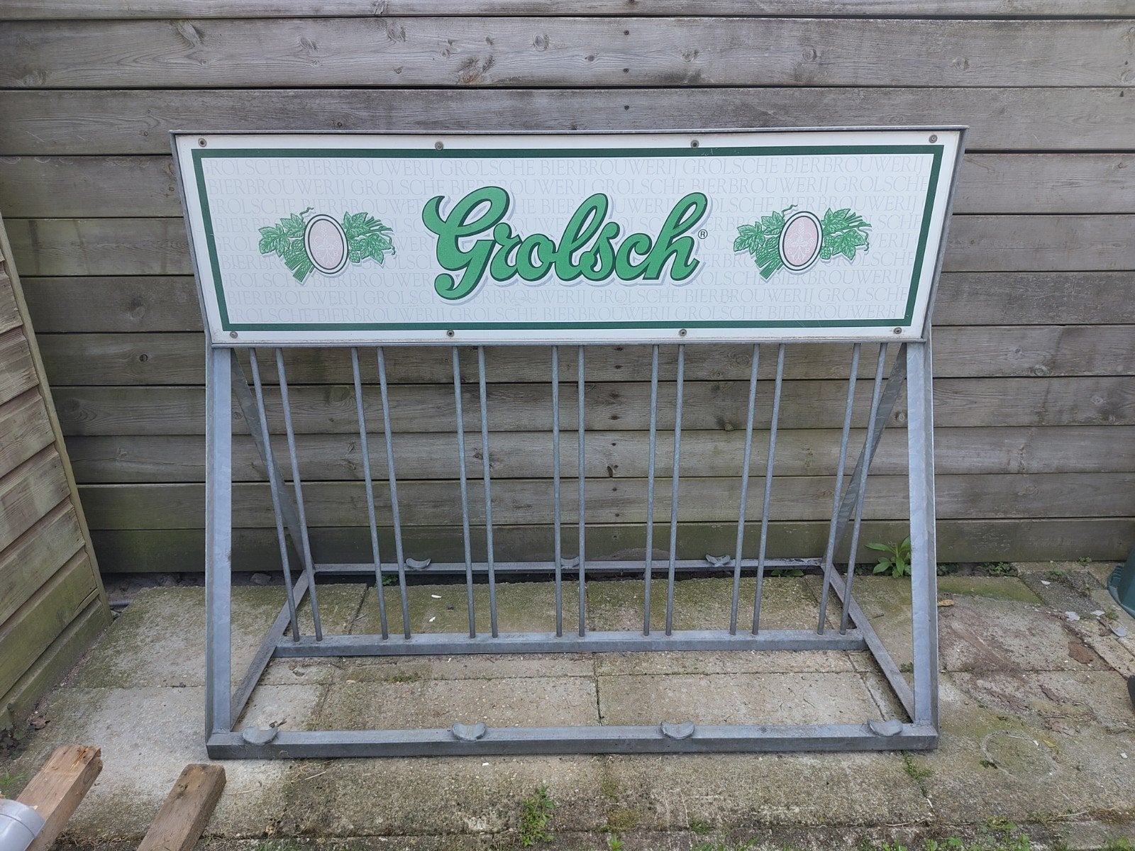 Grolsch fietsenrek, Ophalen, Gebruikt