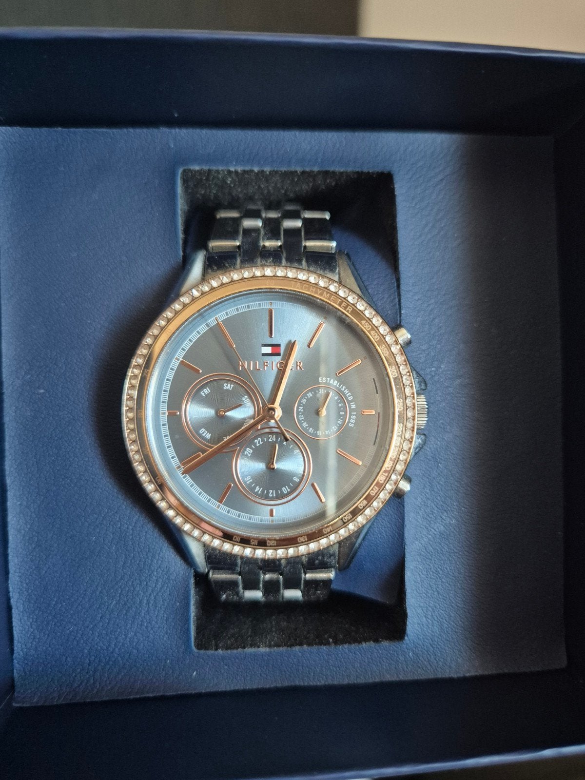Tommy hilfiger dames horloge, Overige merken, Staal, Ophalen of Verzenden, Zo goed als nieuw