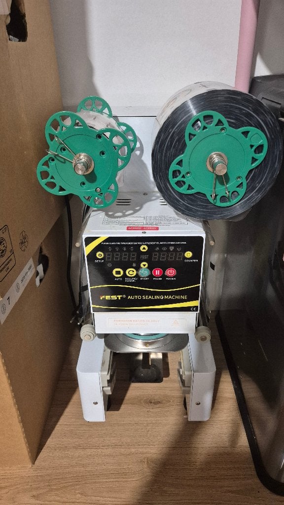 Automatische Cup sealer, Ophalen, Overige typen, Zo goed als nieuw, Metaal